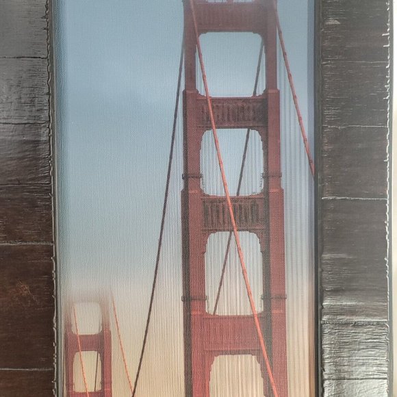 Golden Gate High Framed Photograph Giclee 66/1950 Signed Cavanah 10.5 x 24.5 - Picture 4 of 7